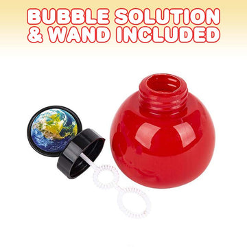 Artcreativity Light Up Shuttle Bubble Blower Wand - 12.5 Inch Illuminating Bubble Blower With Thrilling Led Effects, Batteries And Bubble Fluid Included, Great Gift Idea, Party Favor - Assorted Colors