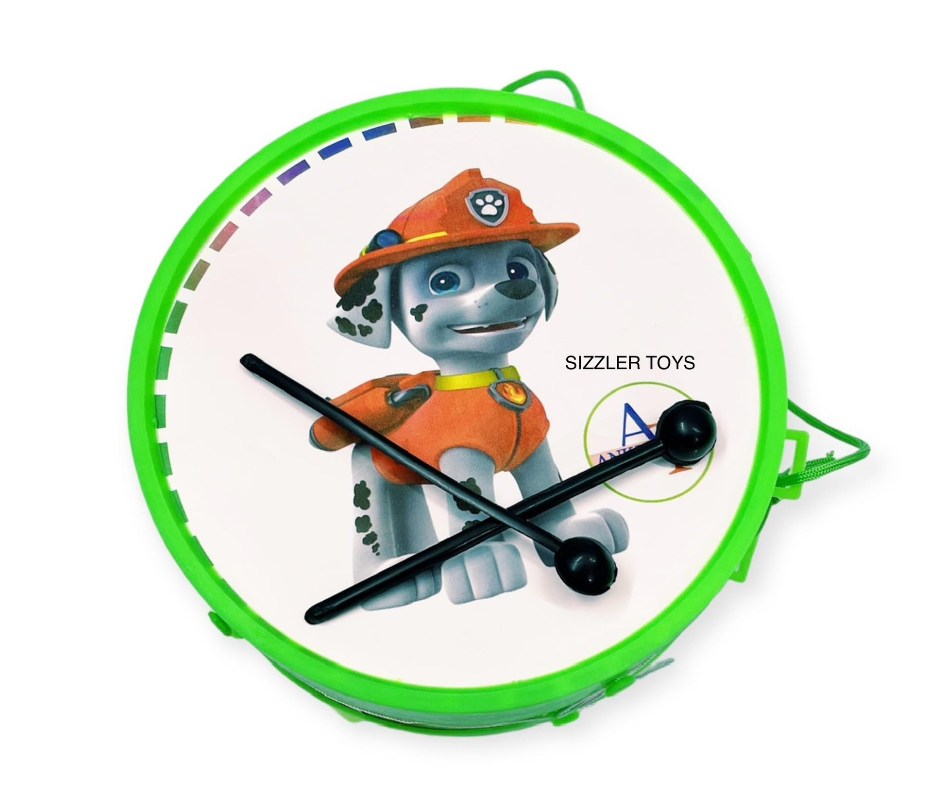Sizzler Toys Present Musical Multicoloured Flash Drum / Musical Toy / Battery Not Required /Colour May Vary /