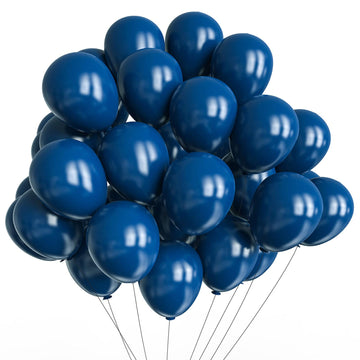 Kalor 5 Inch Navy Blue Balloons,100 Pcs Matte Latex Balloons, Helium Balloons For Garland Arch,Happy Birthday Party, Baby Shower Decorations, Wedding Decorationss