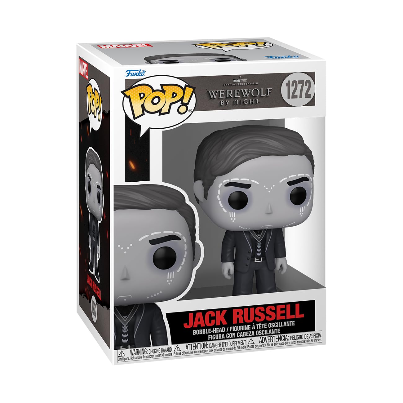 Funko Pop! Marvel: Werewolf By Night - Jack Russell - Werewolf By Night - Collectable Vinyl Figure - Gift Idea - Official Merchandise - For Kids & Adults - Horror Fans - Model Figure For Collectors