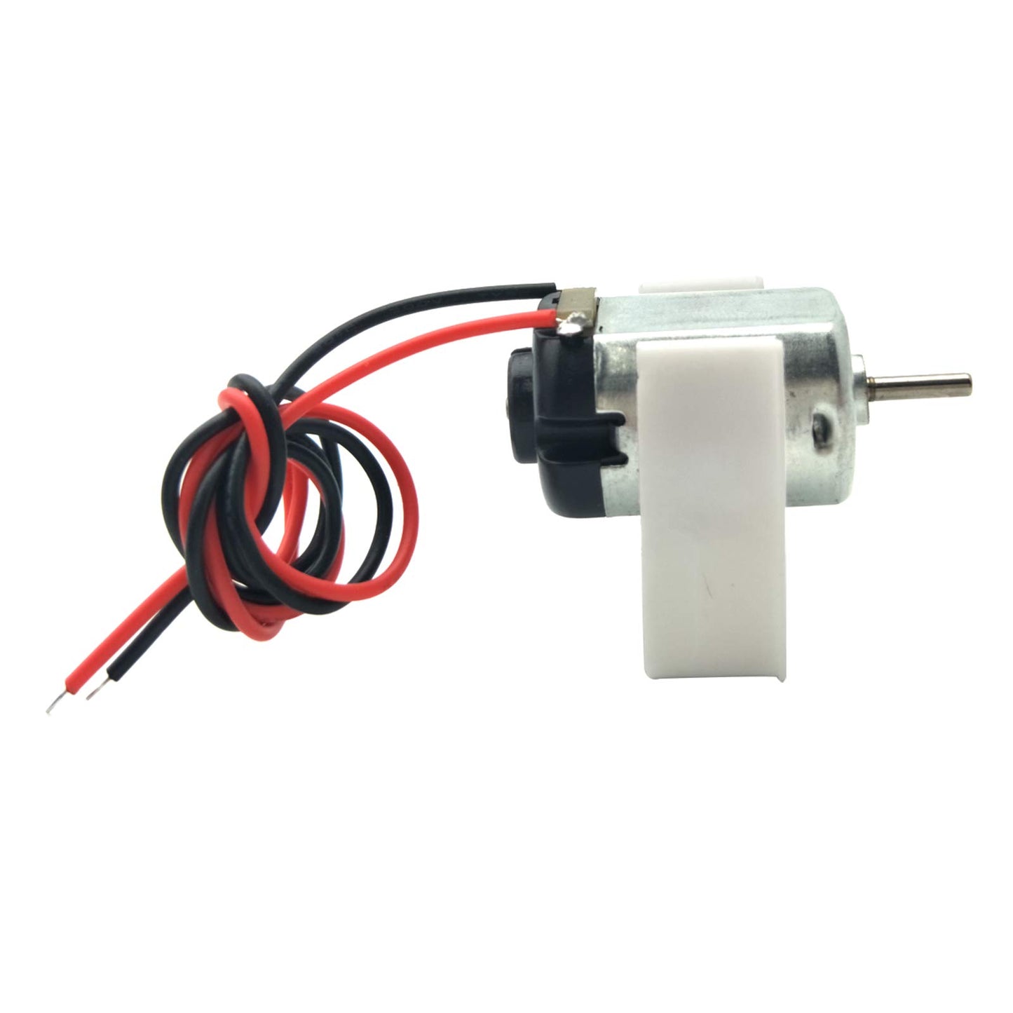 Eudax 15 Pcs Rectangular Dc Motor Mini Electric Motor 1.5-3V 24000Rpm With 9.8' Lead Wires With Motor Mounting Bracket Holder For Diy Toys