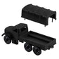 TimMee Plastic Army Men Trucks - Black M34 Deuce and a Half Cargo Vehicles US Made