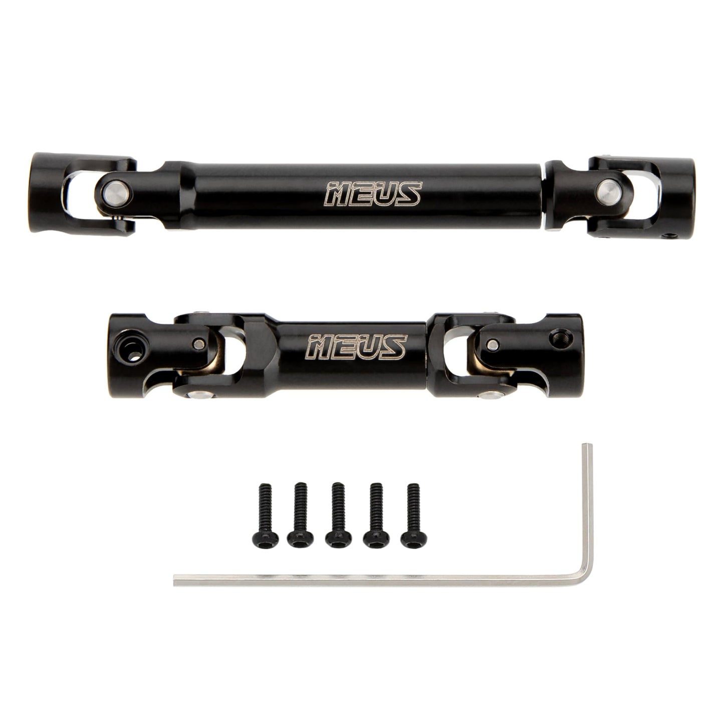 MEUS RACING Stainless Steel TRX4M Driveshaft, Drive Shaft for Traxxas 1/18 TRX4M High Trail K10/F150 RC Crawler Upgrade Parts, B
