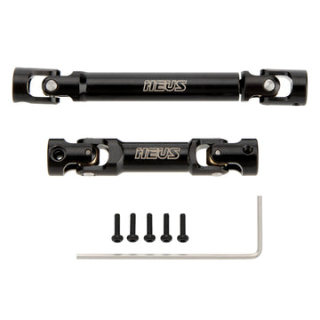 MEUS RACING Stainless Steel TRX4M Driveshaft, Drive Shaft for Traxxas 1/18 TRX4M High Trail K10/F150 RC Crawler Upgrade Parts, B