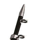 TACO Marine OC-0422BKA8 Aluminum Center Rigger Pole - 1-1/8 x 8, Black/Silver