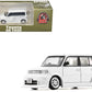 Toyota bB 2000 Van White with Extra Accessories 1/64 Diecast Model Car by BM Creations