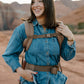 Monroe x Coco Desert - Cotton Linen Baby Carrier (7-35 lbs)
