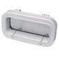 Beckson Drain Port - 4 x 14 x 1-Depth - White/Clear