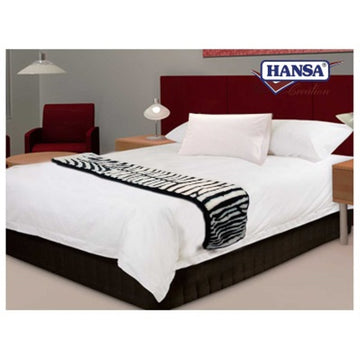 Zebra Bed Runner 74.4''