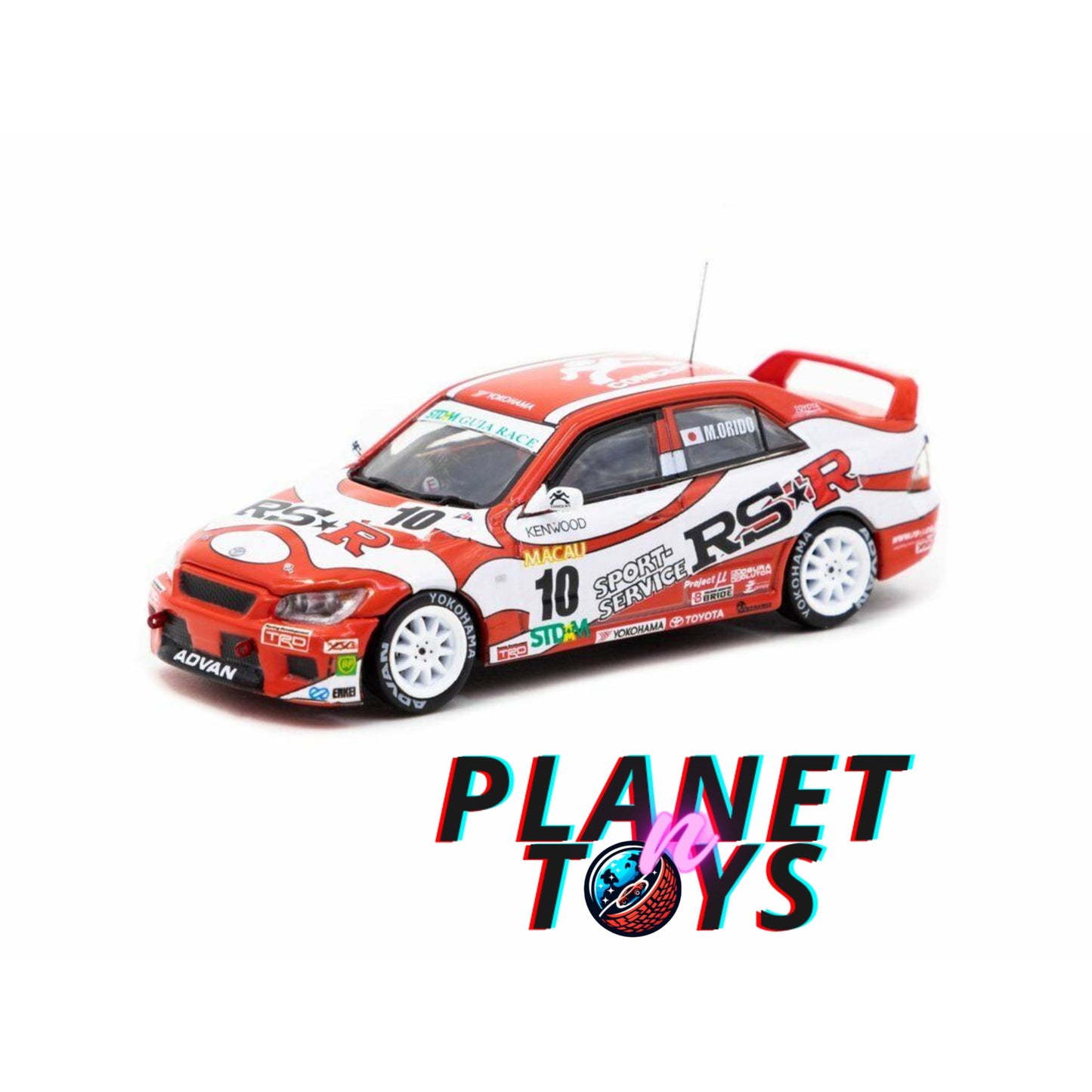 Tarmac Works 1:64 Toyota Altezza Macau Guia Race 2001 Manabu Orido