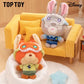 [In Stock] MINISO Disney Squinting Sleepwear Series Plush Keychains Gift Blind Box