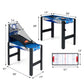6-In-1 Combo Game Table with Basketball Billiards Ping Pong Hockey Shuffleboard
