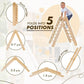 6in1 Montessori Climbing Set: Triangle Ladder + Arch/Rocker + Slide/Ramp + Net + Cushion + Art Addition
