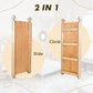 6in1 Montessori Climbing Set: Triangle Ladder + Arch/Rocker + Slide/Ramp + Net + Cushion + Art Addition