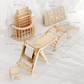 6in1 Montessori Climbing Set: Triangle Ladder + Arch/Rocker + Slide/Ramp + Net + Cushion + Art Addition