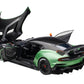 Aston Martin Vulcan Apple Tree Green Metallic With Orange Accents And Carbon Top 1/18 Model Car By Autoart