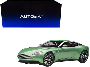 Aston Martin Db11 Rhd (Right Hand Drive) Apple Tree Green Metallic 1/18 Model Car By Autoart