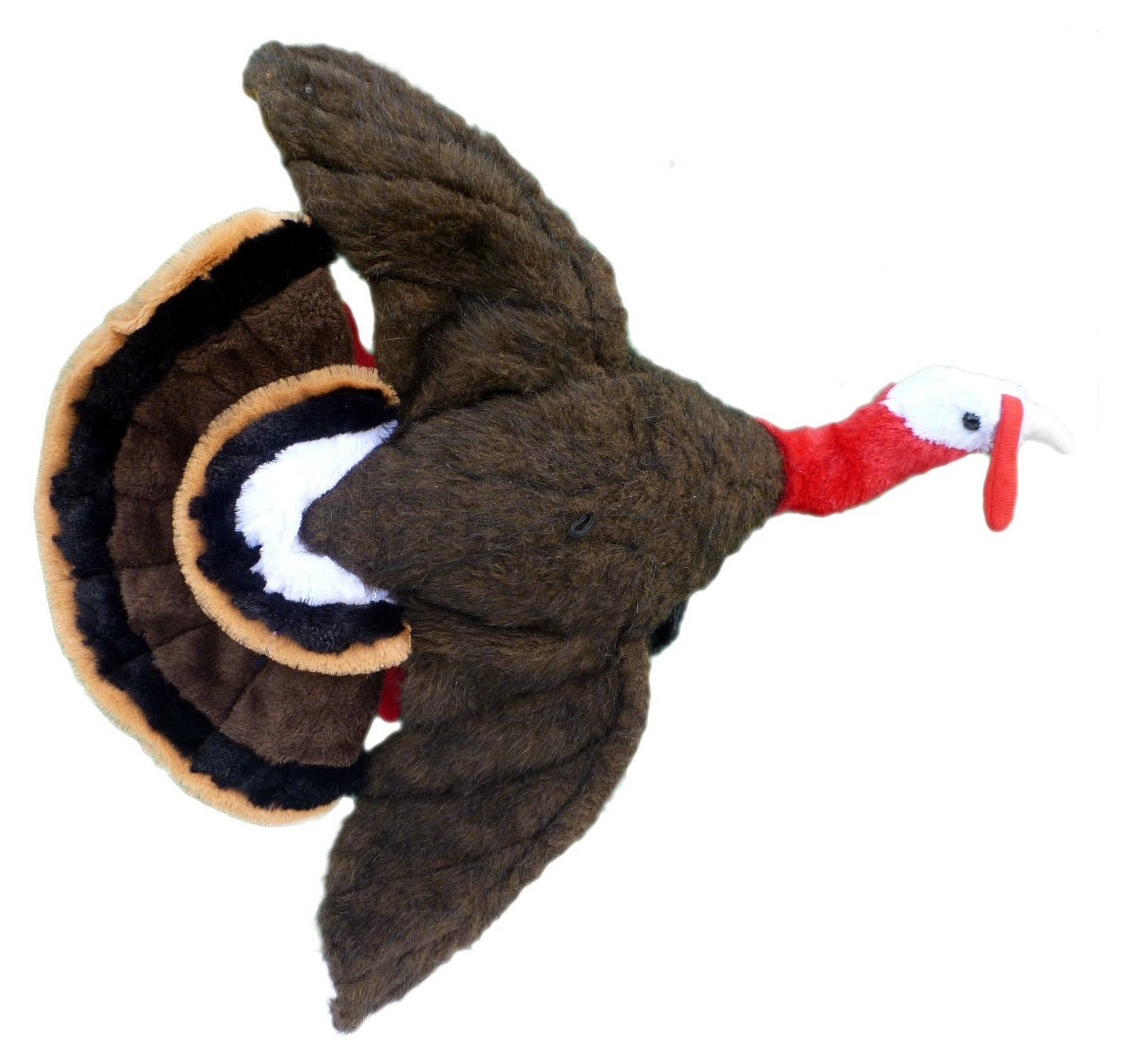 Adore Plush Company 22" Tom The Turkey Plush Wall Toy - Red Plastic Stuffed Animal Wall Mount
