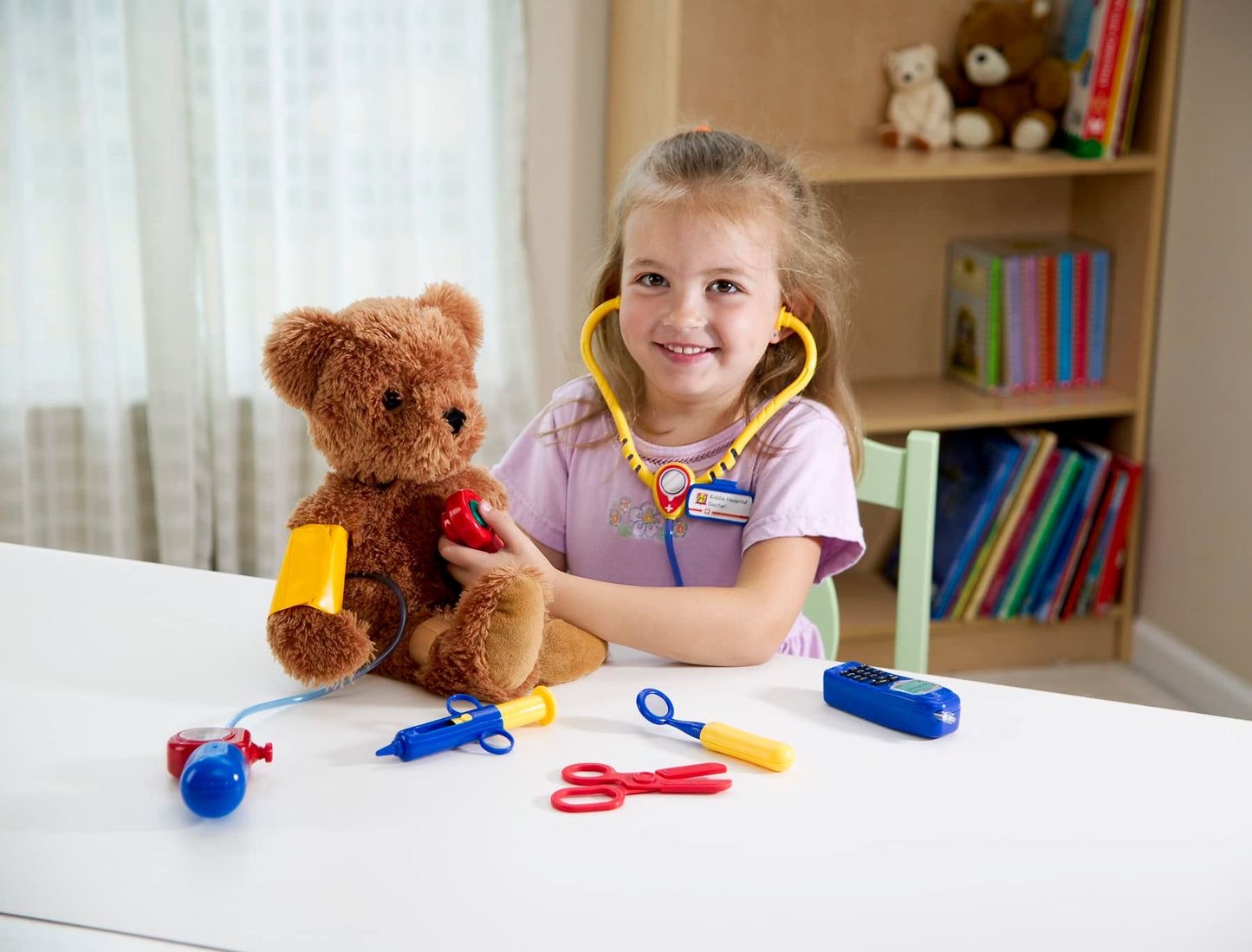 Learning Resources Doctor Kit - 19 Pieces, Ages 3+, Toy Medical Set for Kids, Toddler Pretend Play, Social Emotional Learning