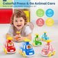 Press And Go Car Toys For Toddlers 1-3, 6 Pack Animal Baby Car Toys For 1 2 Year Old Boy, Push Go Friction Vehicle Toys For Infa