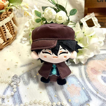 Kila Mila Anime Plush Doll Dazai Osamu Nakahara Chuuya Edogawa Rampo Mini Pendant Keychain Cute Toy Kids Gift(Edogawa Rampo )
