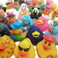 Assorted Colorful Rubber Duckies (2'') Ducks Ducky Duck Ducking (100 Pack) Jeep Ducking Bath Tub Pool Toy