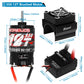 WOAEIUOS 550 Brushed Motor 12T & 80A ESC Brushed Motor ESC & Heatsink Combo for 1/10 RC Truck Car Slash Arrma Granite Senton Typ