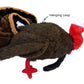 Adore Plush Company 22" Tom The Turkey Plush Wall Toy - Red Plastic Stuffed Animal Wall Mount