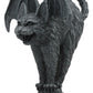 Gifts & Decor Ebros Bizarre Gothic Eureka Bat Winged Cat Gargoyle Statue 7' Tall Stoic Feline Guardian Castle Top Stone Creature Figurine