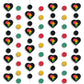 MARFOREVER Juneteenth Decorations Hanging Swirls, 5 Pcs 41 Ft African American Festival Ornaments Hanging Garland Streamers for 