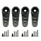 4Pack Aluminum 15T Servo Horn Arms Rc Mini Servo Horns Toy Car Accessories Compatible With Emax Es08Ma Servo Fit For Axial Scx24