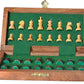 Chessbazar Magnetic Travel Pocket Chess Set - Staunton 7X7 Inch Folding Game Board - Handmade In Fine Rosewood - 2 Players, Age 14+