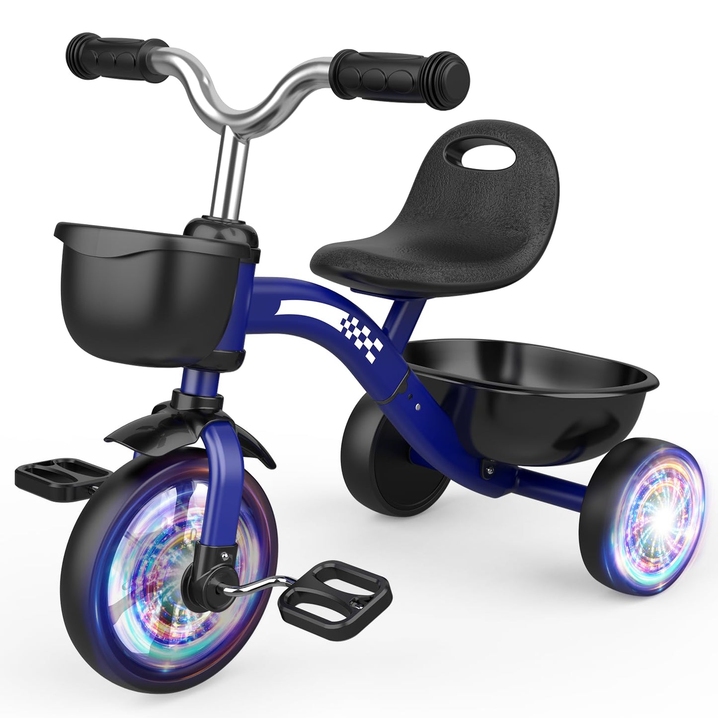 Toddler Tricycle for 1-3 3-4 Year Olds, 2 3 4 Year Old Boys Girls Xmas Birthday Gifts, Toddler Toys Baby Bike, Outdoor Toys for 