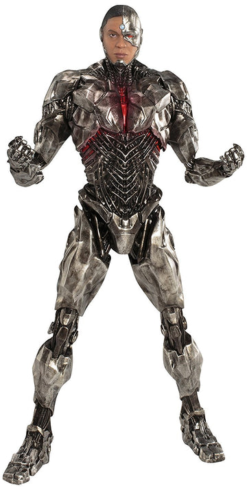 Dc Comics Sv214 Justice League Movie Cyborg Artfx+ Statue, Gray