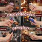 FauKait New 6 Packs-Halloween Squishies Toys Slow Rising, Gift Box Includes Pumpkin, Vampire,Black Cat,Mummy,Human Skeleton, Bat