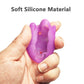 Jchpine Silicone Cover Case For Tamagotchi Connection Virtual Reality Pet, Screen Protector For Tamagotchi Connection Electronic Pet Accessories (Silicone Case And Screen Film) (Purple)