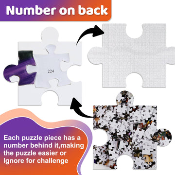 Motiloo 500 Piece Halloween Pet Jigsaw Puzzle Set For Adults - Cute Dogs And Cats Gathered For Carnival Night Group Photo - Perfect Halloween Decor