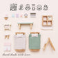 Le Toy Van - Sugarplum Wooden Bedroom Set | Dolls House Accessories Play Set For Dolls Houses | Girls And Boys Doll House Furnit