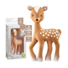 Sophie la girafe Fanfan The Fawn Teether - Natural Rubber, Designed for Teething Babies, Easy to Clean, Model 616341