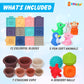 Vynstar Montessori Toys for Babies 6-12 Months & Up - 28-Piece Set of Silicone Baby Sensory Toys for Learning & Development - 4-