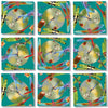 B.Dazzle Dragonflies 9 Piece Scramble Square Puzzle - 12" x 12" Laminated Cardboard - Brain Teaser for All Ages - Model 10146