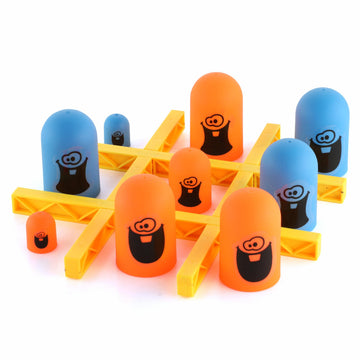 Chanak 3D Gobble Game Engaging Strategy Gobblet Gobbler Board Game, Learning Toy For Kids & Families, Tic Tac Toe Brain Game For
