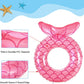 Moko Inflatable Swimming Ring, [2 Pack] Children Cute Pool Float Tube Decorations Swim Tubes Outdoor Pool Beach Water Floats Party Supplies Kids Floaties, Rose Gold & Blue