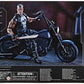 Marvel Legends The Punisher 6-Inch Action Figure with Motorcycle, Black, E86015X0, Includes 7 Accessories, Premium Design
