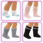 Miunana 5 Pairs Doll Socks For 18 Inch Girl Doll,Include 2 Pairs Striped Socks And 2 Two-Tone Socks And 1 Pairs Solid Color Socks Have 9 Colors Send By Random For Baby Doll