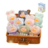 maidimiao Lulu The Piggy Pig Vintage Bunny Bear Joyful Time Series Blind Box Figures 1PC Plush Cute Collectible Toys Kawaii Birt