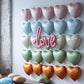 Baby Pink Heart Balloon, 10Pcs Pink Foil Heart Balloons, 18Inch Pastel Pink Heart Shape Balloons Helium Birthday Party Decoratio