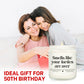 Niyewsor 50th Birthday Gifts for Her Him, 50th Birthday Candle, 50th Birthday Gifts for Women Men, 1975 50th Birthday Decoration