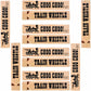 Rhode Island Novelty 7 Wooden Train Whistle