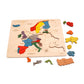 Ekoplay Europe Map Wooden Jigsaw Puzzle - 33 Pieces, Educational Toy for Kids Ages 3+, 27.5 cm x 32.5 cm
